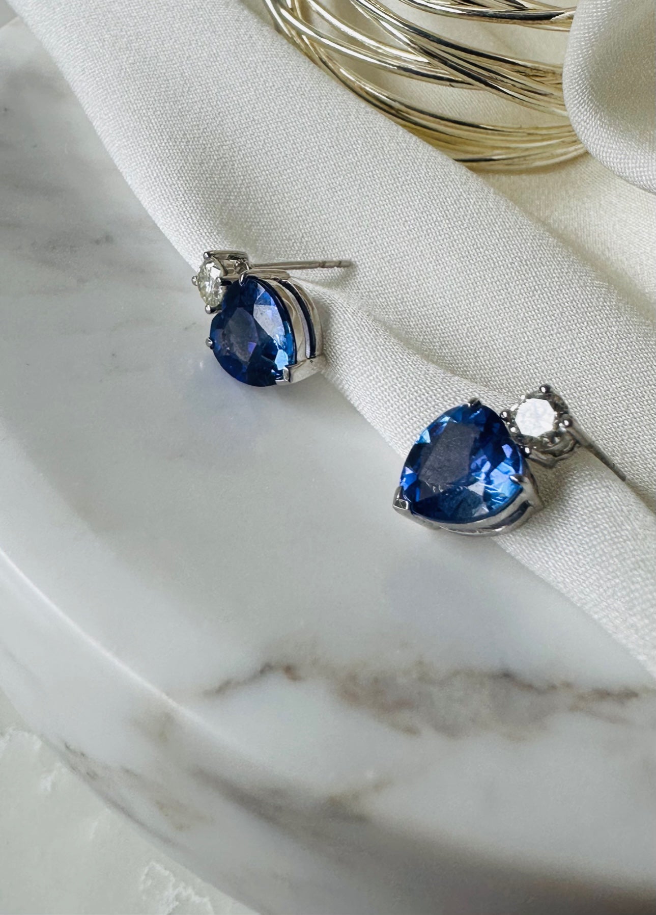 Tanzanite Diamond Earrings