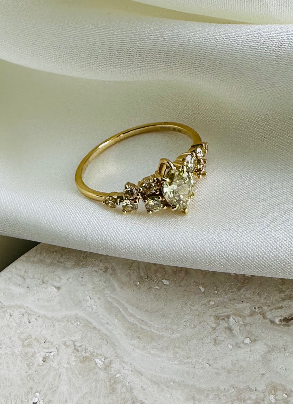 Yellow Diamond Ring