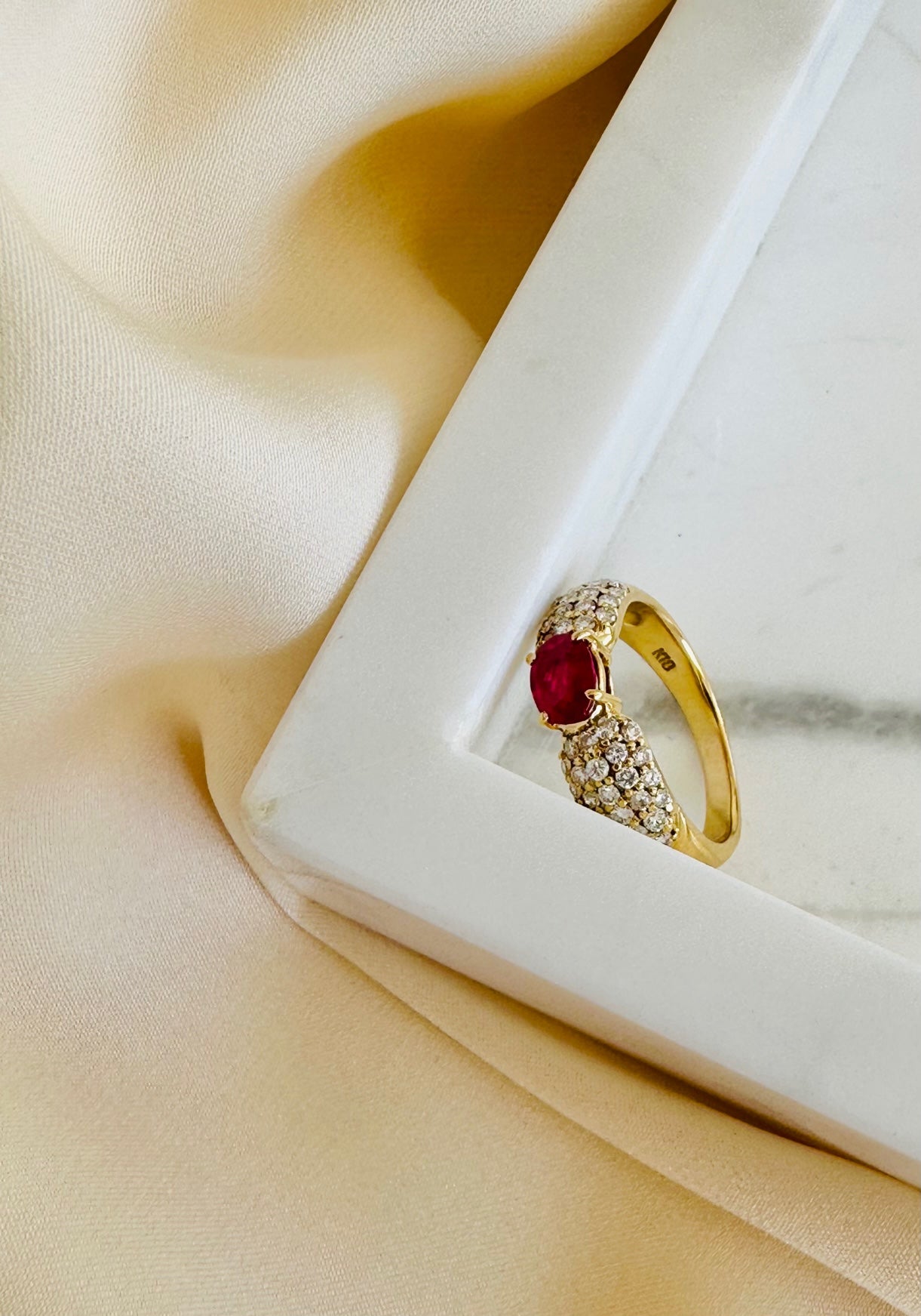 Ruby Diamond Ring