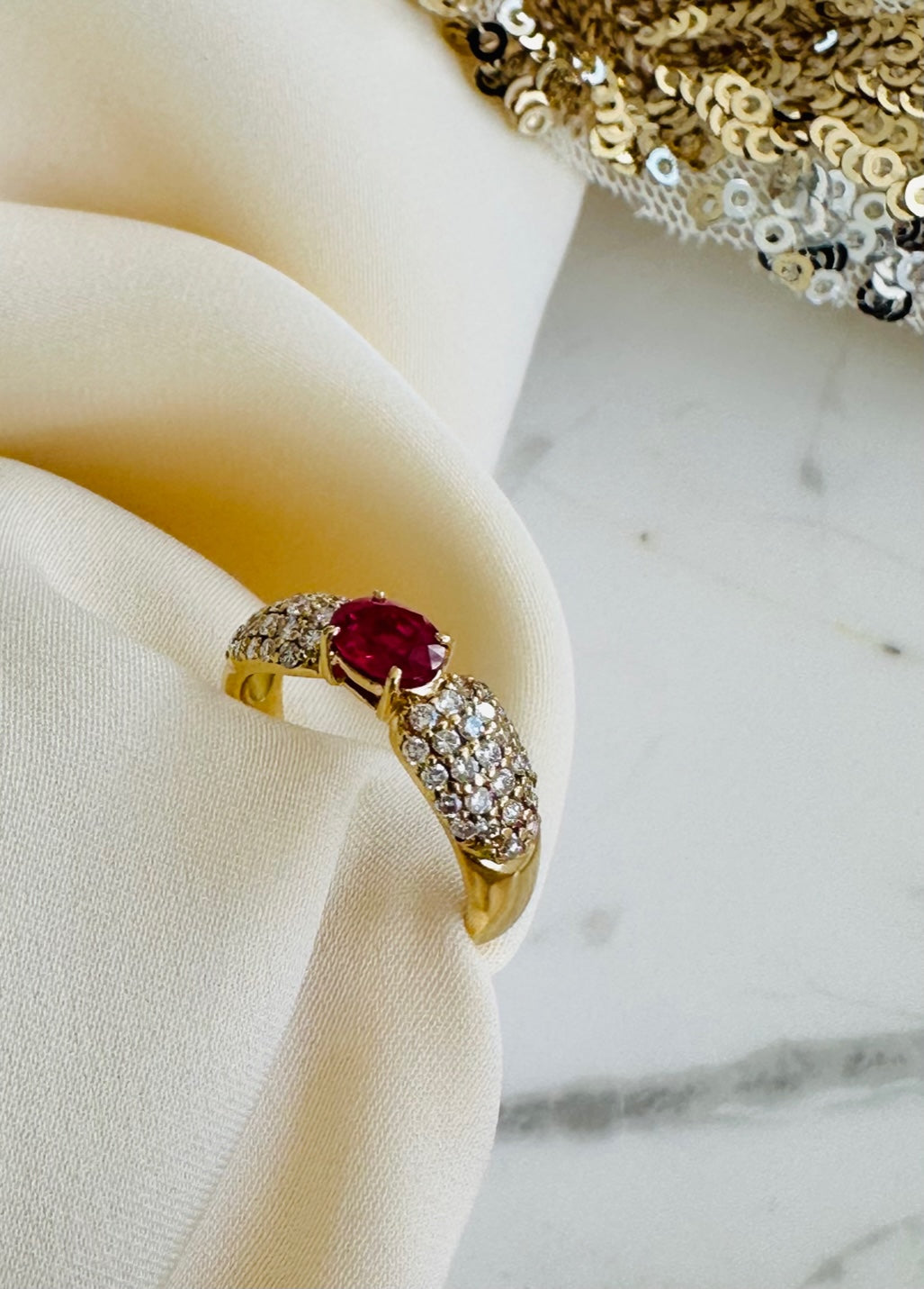 Ruby Diamond Ring