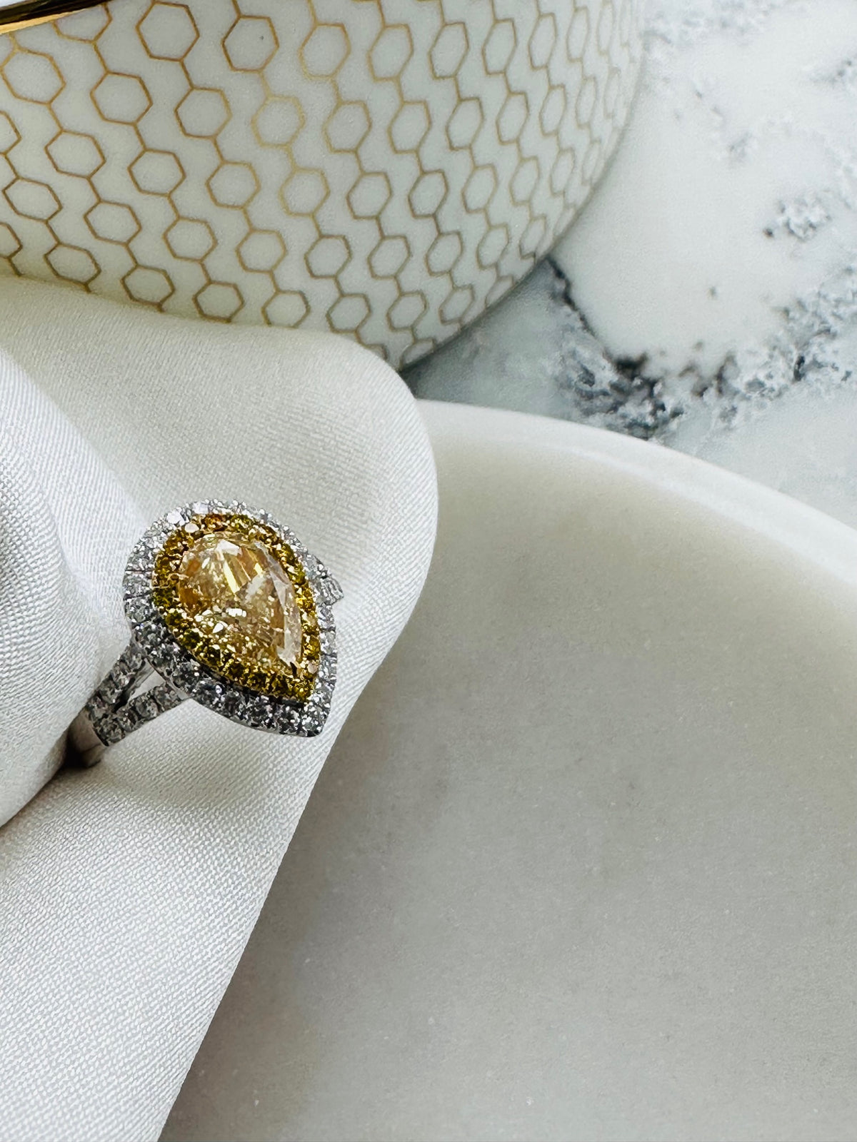 Yellow Fancy Rings Fancy Yellow Diamond Ring – AJ Gems and Pearls