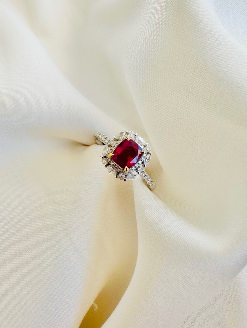 Ruby Diamond Ring