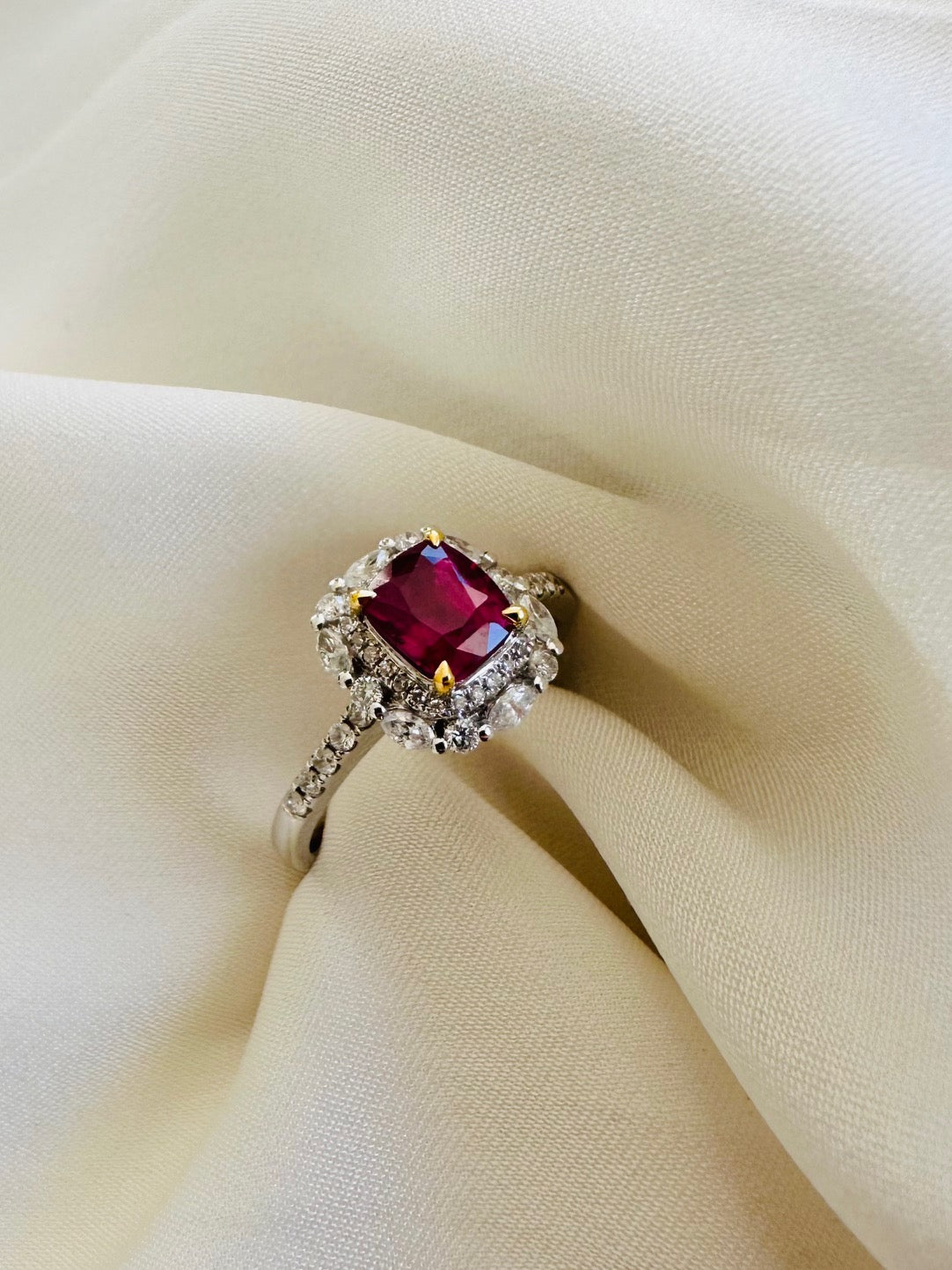 Ruby Diamond Ring