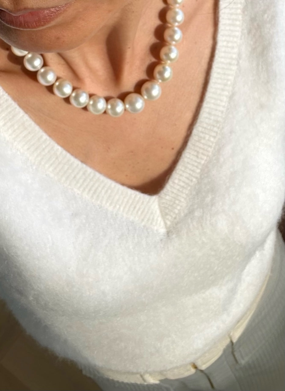 White South Sea Pearl Necklace Strand