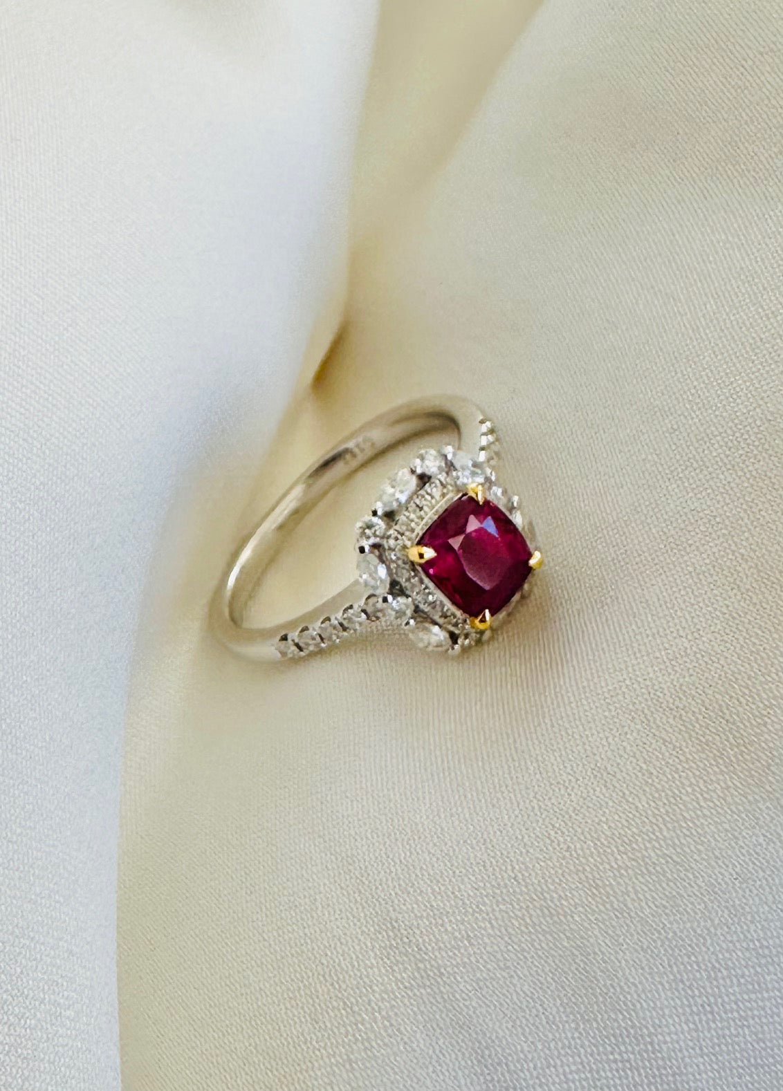 Ruby Diamond Ring