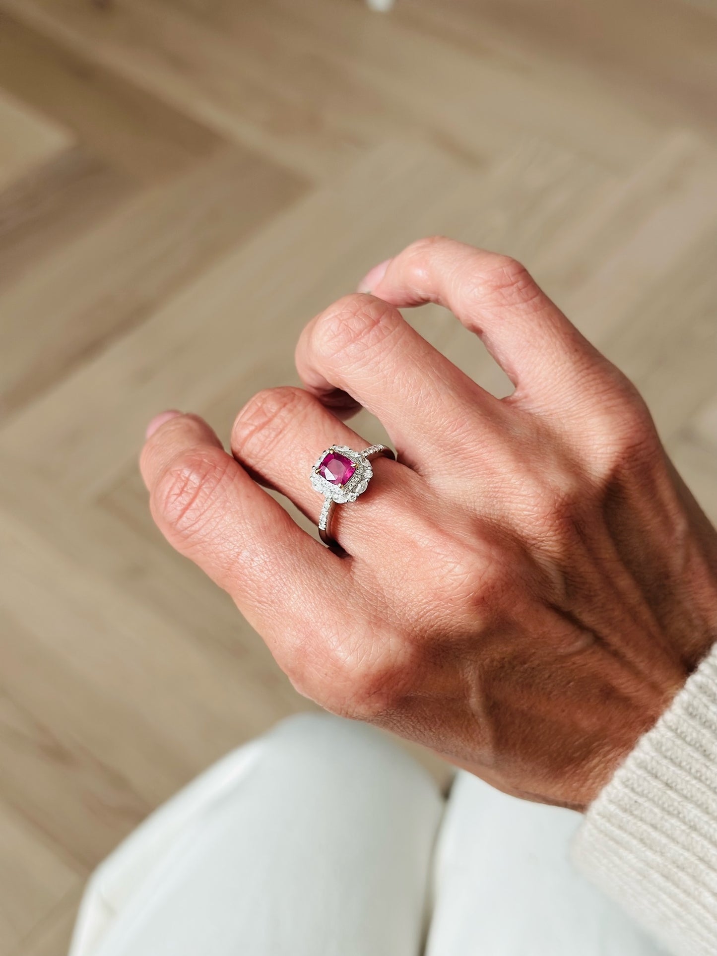 Ruby Diamond Ring